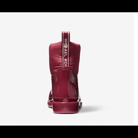 Michael Kors—Blakely Logo Tape PVC And Nylon Rain Boot - Picture 3 of 3